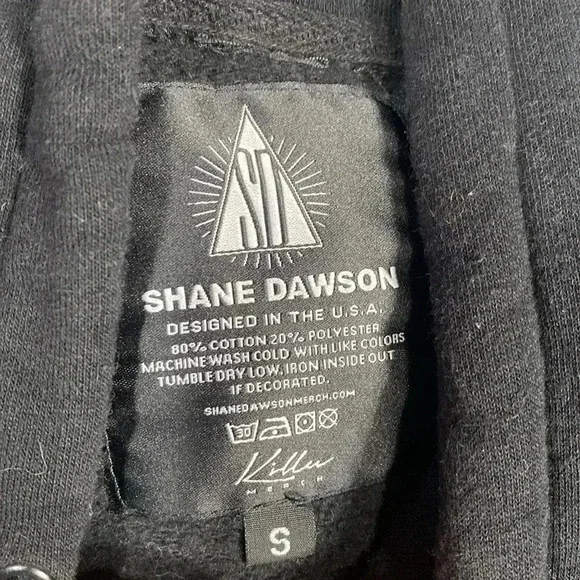 Shane Dawson Hoodie Cropped Black Small - Picture 3 of 7